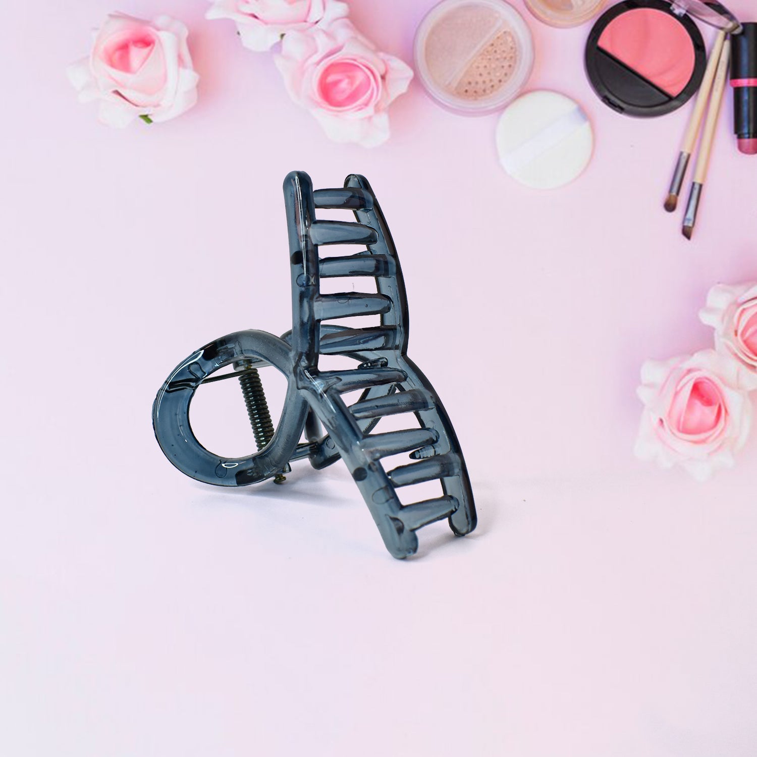 Plastic Hair Clamp Grip, Simple Matte Hair Barrette Clamp (1 Pc) Plastic Hair Clamp Grip, Simple Matte Hair Barrette Clamp (1 Pc)